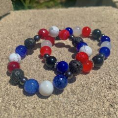 4th of July Chakra Bracelet Set