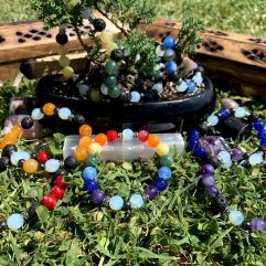 Chakra Bracelet Set - Natural Stone ONE LEFT