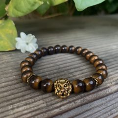 Lion Chakra Bracelet - Natural Stone ONE LEFT