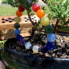 7 Chakra Bracelet - Natural Stone